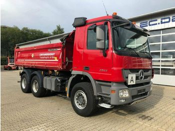 Camion benne Mercedes-Benz Actros 2644 K 6x4 Euro 5 Kipper Federbordmatic