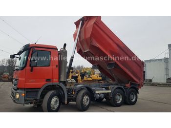Camion benne Mercedes-Benz Actros 4141 K 8x4 erst 181.000km Blattfederung