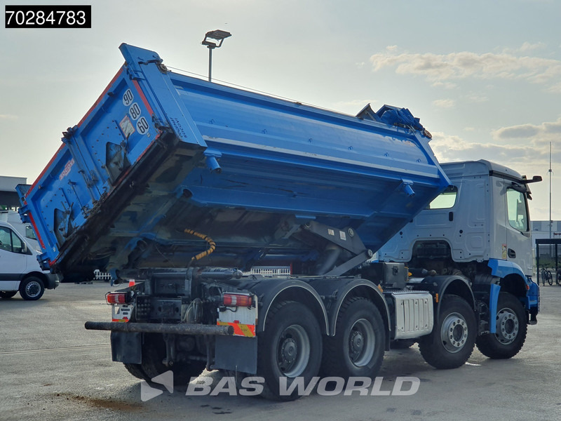 Camion benne Mercedes-Benz Arocs 3243 8X4 14m3 2-side tipper Big-Axle Steelsuspension Navi Euro 6