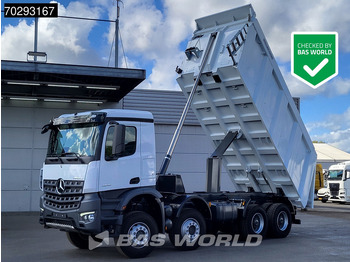 Camion benne Mercedes-Benz Arocs 4145 8X4 New! 22m3 Meiller Kipper Big-Axle Steelsuspension Manual Euro 3