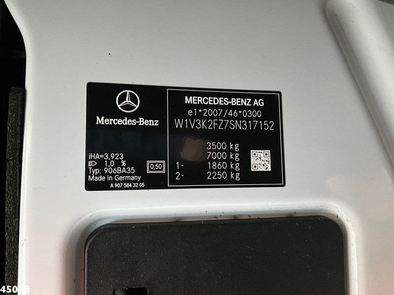 Camion benne Mercedes-Benz Sprinter 317 1.9 CDI Veeg-vuil kipper