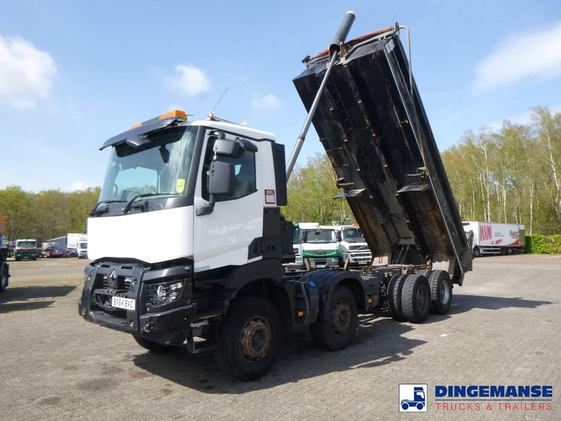 Camion benne Renault K 430 8x4 RHD tipper