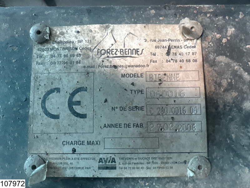 Camion benne Renault Kerax 370 6x4, Manual transmission, Steel suspension