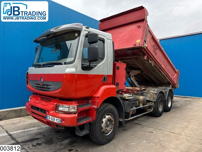 Camion benne Renault Kerax 370 Dxi 6x4, Manual, Leaf suspension