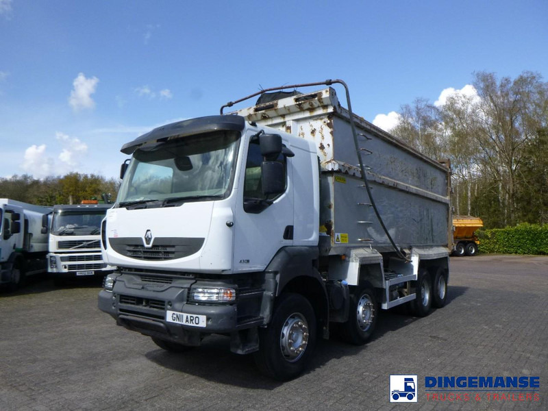 Camion benne Renault Kerax 430 DXI 8x4 RHD tipper steel 31 m3