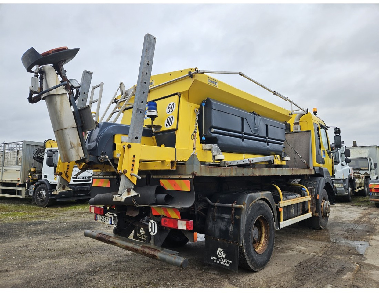 Camion benne Renault Kerax 450 4x4 Salt spreader Gritter