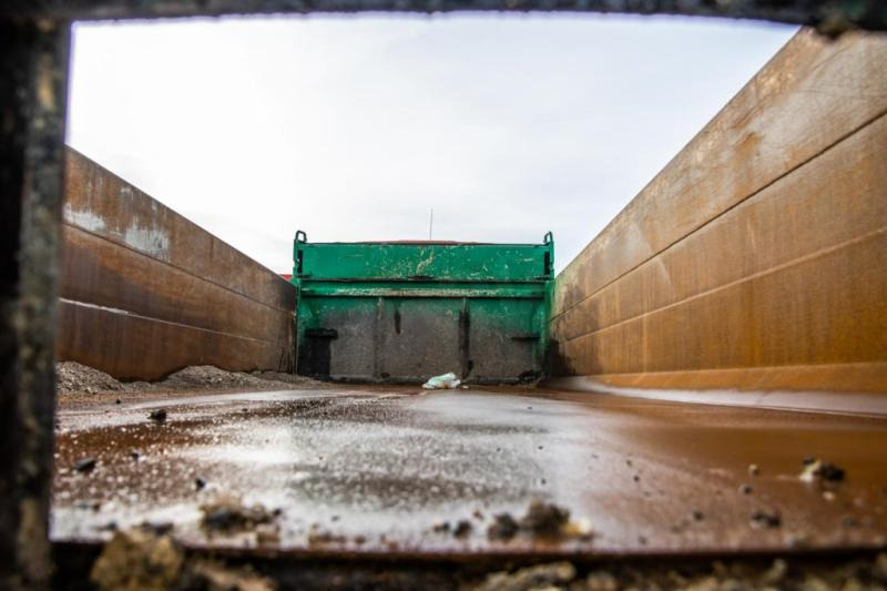 Camion benne Renault LANDER-KERAX 430 DXI+BIBENNE