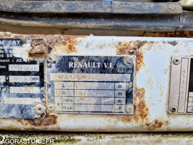 Camion benne Renault Midlum - 2001 - 124471- 643ACG51