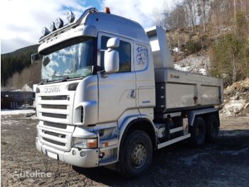 Camion benne SCANIA R500 6x4 V8, full steel retarder
