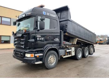 Camion benne SCANIA R560 8x4+RETRADER+BOX HEATING