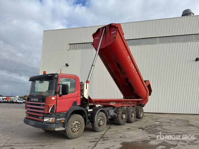 Camion benne Scania 114C 380 Tri/A Dump Truck