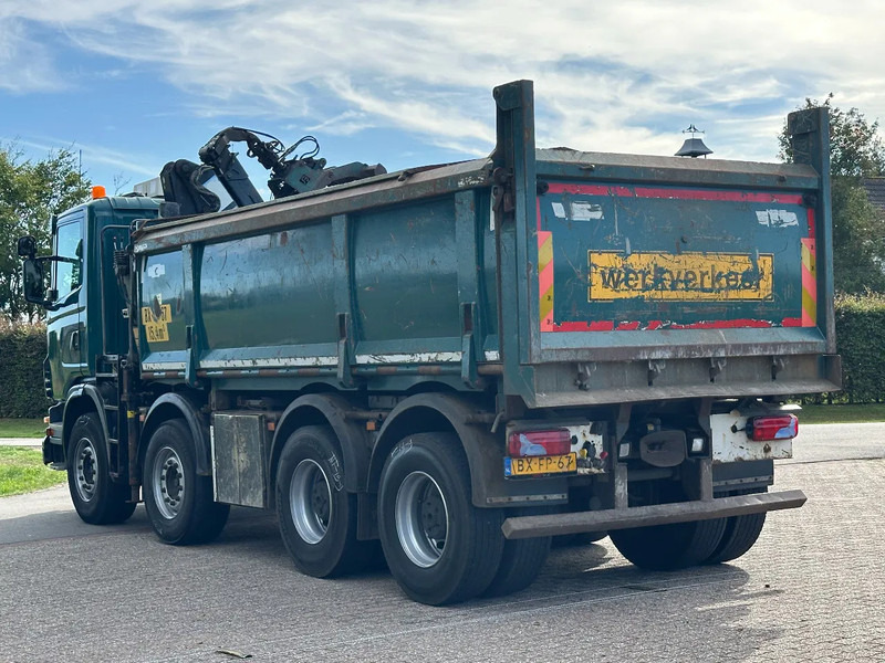 Camion benne Scania G360 8x4!!Z-Kraan/KIPPER!!