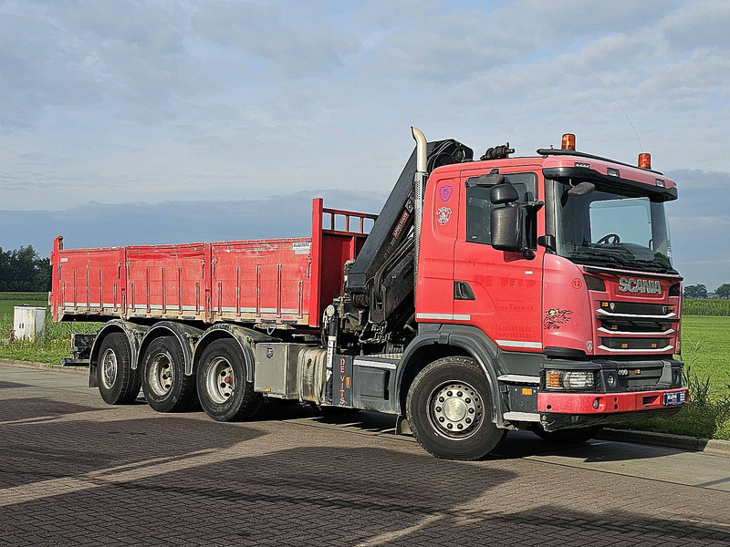 Camion benne Scania G400 8X4*4 HIAB 211EP-3
