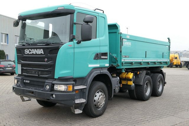 Camion benne Scania G 410 6x4, Klima, Standheizung, 3 Pedale, Hydr.