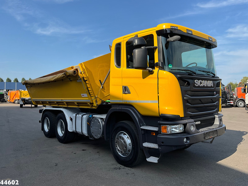 Camion benne Scania G 480 6x4 Kipper 10m³ Full Steel