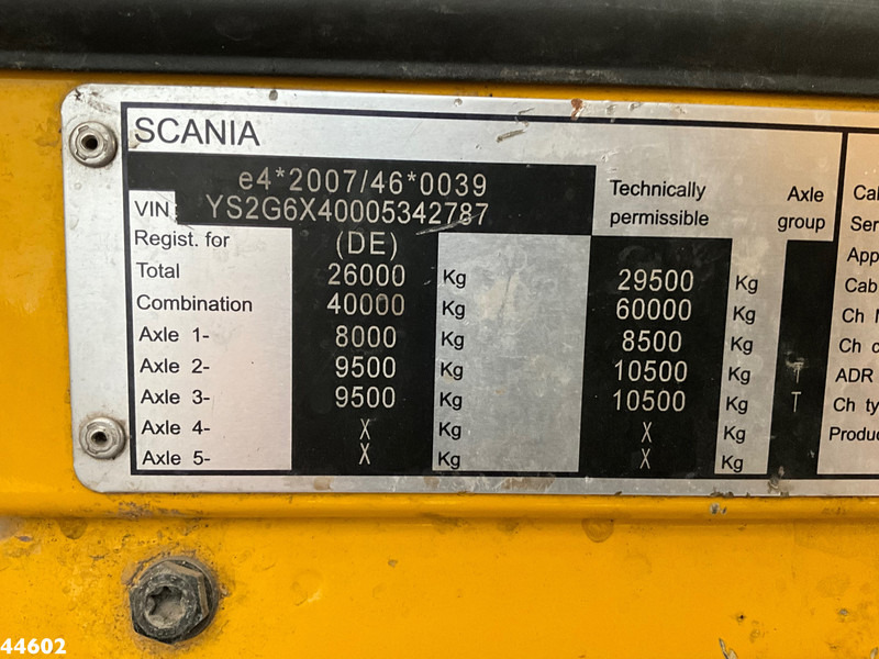 Camion benne Scania G 480 6x4 Kipper 10m³ Full Steel