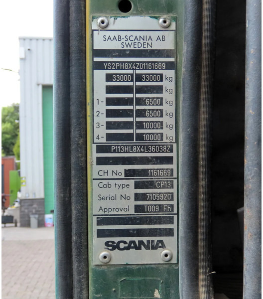 Camion benne Scania P113-360 8x4 FULL SPRING! SUPER CONDITION!