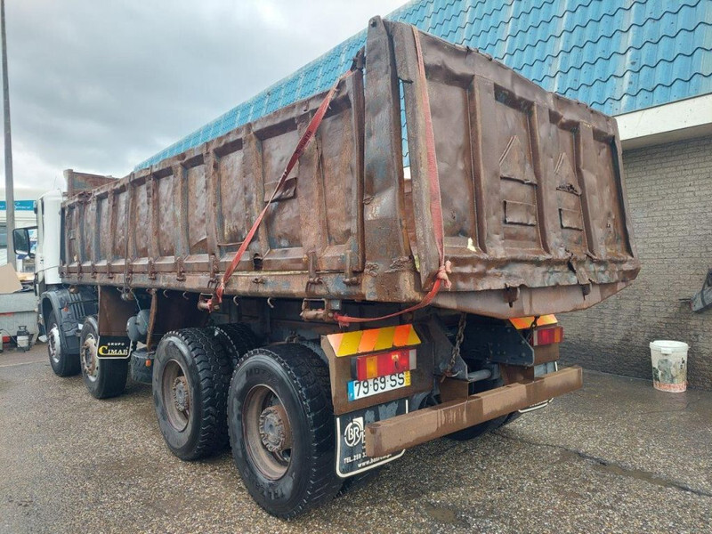 Camion benne Scania P124-420 8x4 Kipper Steel
