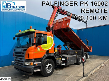 Camion benne Scania P 340 6x2, CNG, Retarder, Palfinger, Remote