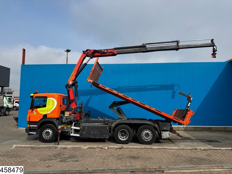 Camion benne Scania P 340 6x2, CNG, Retarder, Palfinger, Remote