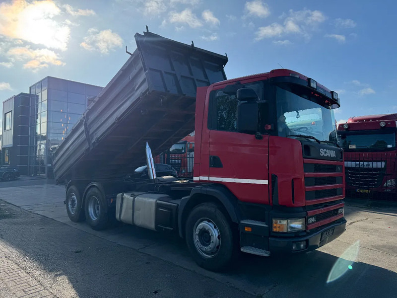 Camion benne Scania R124-470 6X2 KIPPER EURO 3