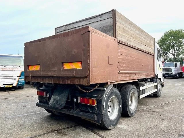 Camion benne Scania R143-450 V8 STREAMLINE 6x2 FULL STEEL KIPPER (MANUAL GEARBOX / FULL STEEL SUSPENSION / 10 TIRES / ROBSON DRIVE / MECHANICAL PUMP