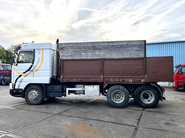 Camion benne Scania R143-450 V8 STREAMLINE 6x2 FULL STEEL KIPPER (MANUAL GEARBOX / FULL STEEL SUSPENSION / 10 TIRES / ROBSON DRIVE / MECHANICAL PUMP