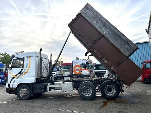 Camion benne Scania R143-450 V8 STREAMLINE 6x2 FULL STEEL KIPPER (MANUAL GEARBOX / FULL STEEL SUSPENSION / 10 TIRES / ROBSON DRIVE / MECHANICAL PUMP