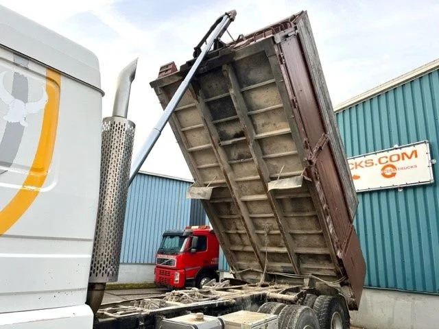 Camion benne Scania R143-450 V8 STREAMLINE 6x2 FULL STEEL KIPPER (MANUAL GEARBOX / FULL STEEL SUSPENSION / 10 TIRES / ROBSON DRIVE / MECHANICAL PUMP