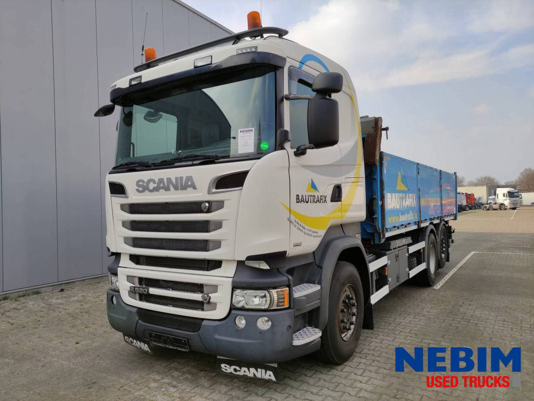 Camion benne Scania R520 V8 6X2 - Retarder