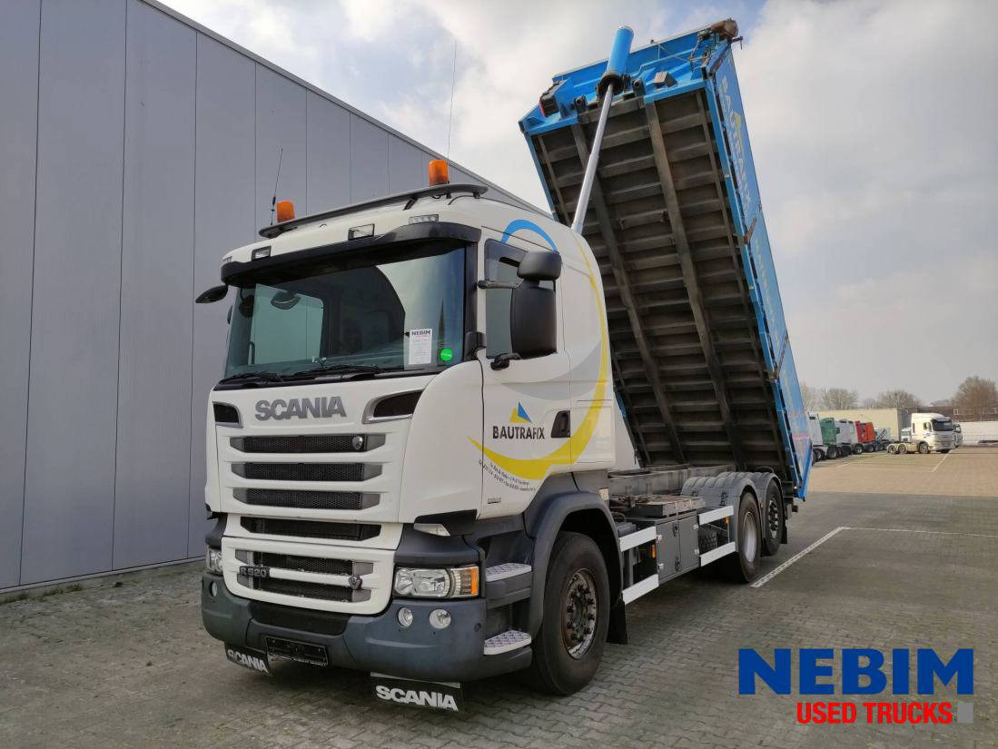 Camion benne Scania R520 V8 6X2 - Retarder