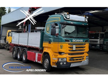 Camion benne Scania R580 V8 8x4 Reduction axles