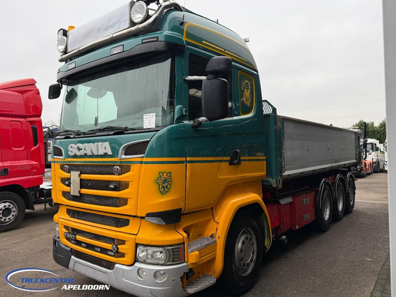Camion benne Scania R580 V8 8x4 Reduction axles