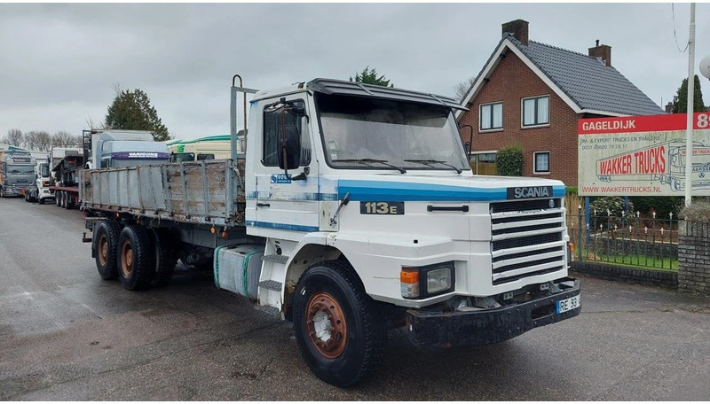 Camion benne Scania T113-320 6X4 Kipper Steel Spring