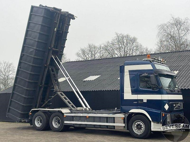 Camion benne Volvo BM FM 480 6X2R container