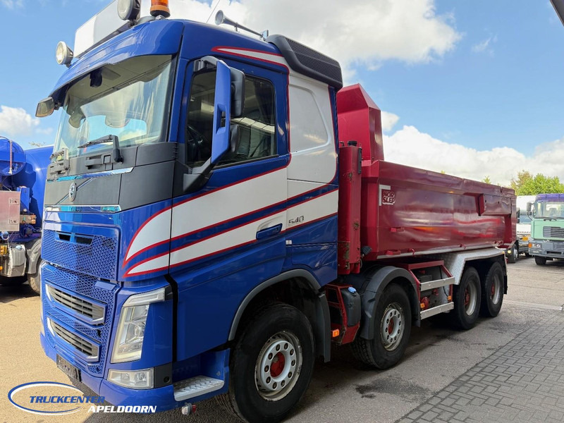 Camion benne Volvo FH 540 8x4 Tandemlift, Retarder, VDS, Naafreductie