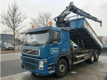Camion benne Volvo FM400 + HIAB 166 E-3 PRO