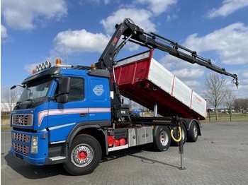 Camion benne Volvo FM500 8x4 3 WAY TIP CRANE HIAB 211 EP-5 RADIO EURO 5