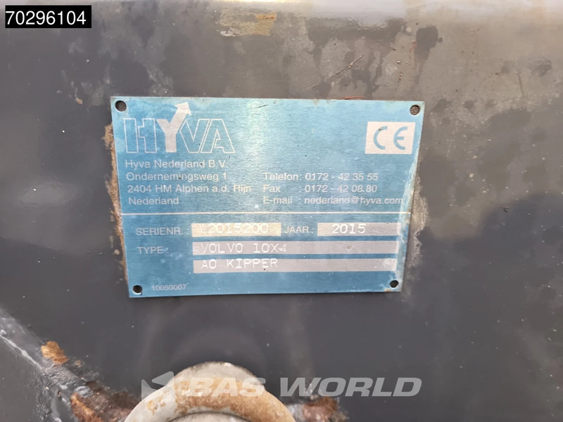 Camion benne Volvo FMX 460 FMX 10X4 NL-Truck APK Hyva tipper 30tons Payload covering system Euro 6