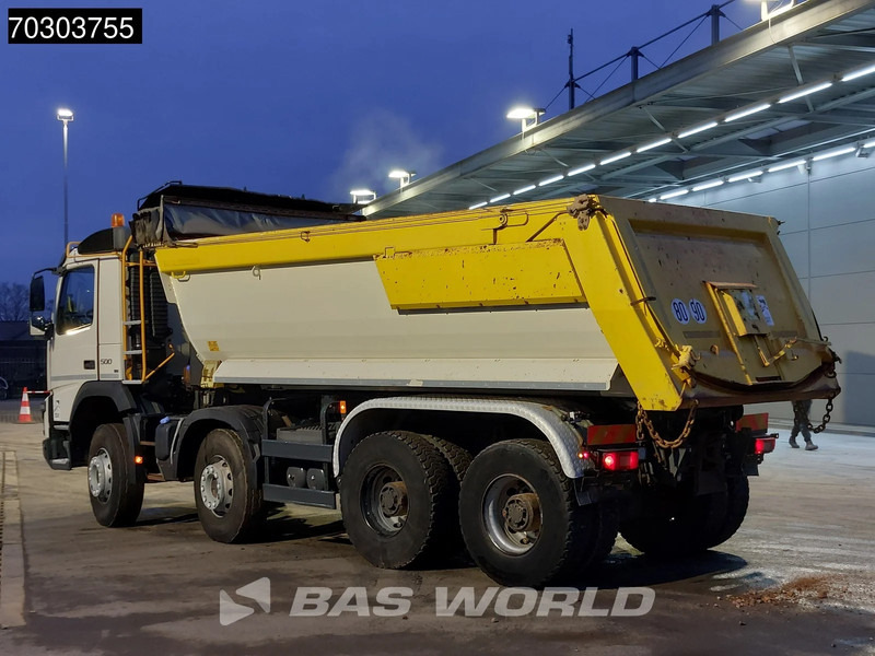 Camion benne Volvo FMX 500 8X4 18m3 tipper Steelsuspension Big-Axle Automatic Euro 6