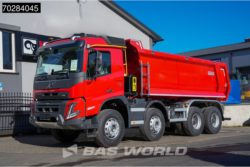 Camion benne Volvo FMX 500 8X4 NEW! Hardox tipper 18m3 Steel suspension Automatic Euro 6