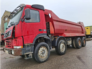 Camion benne Volvo FM 12-380 8X4 STEEL SUSPENSION
