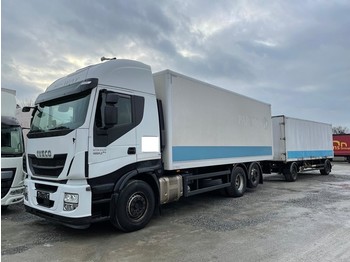 Camion fourgon Iveco Stralis 460E6 6x2 Lenkachse Durchlader (20)