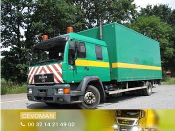 Camion fourgon MAN 15.264 doka bakwagen met laadklep