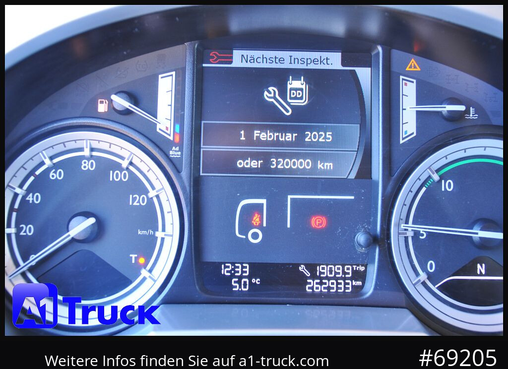 Camion grue DAF XF 510 Kran PK 34.002, Seilwinde Funk