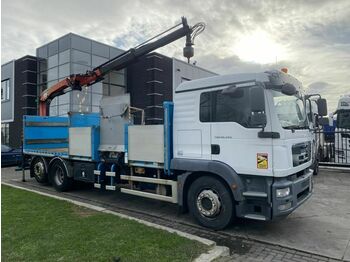 Camion grue MAN TGM 26.340 6X2 EURO 5 + PALFINGER PK 13001 K MET