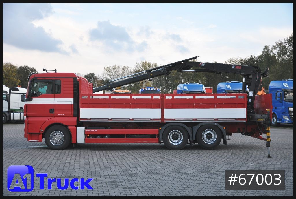 Camion grue MAN TGX 26.400 XL Hiab 166K, Lift-Lenkachse