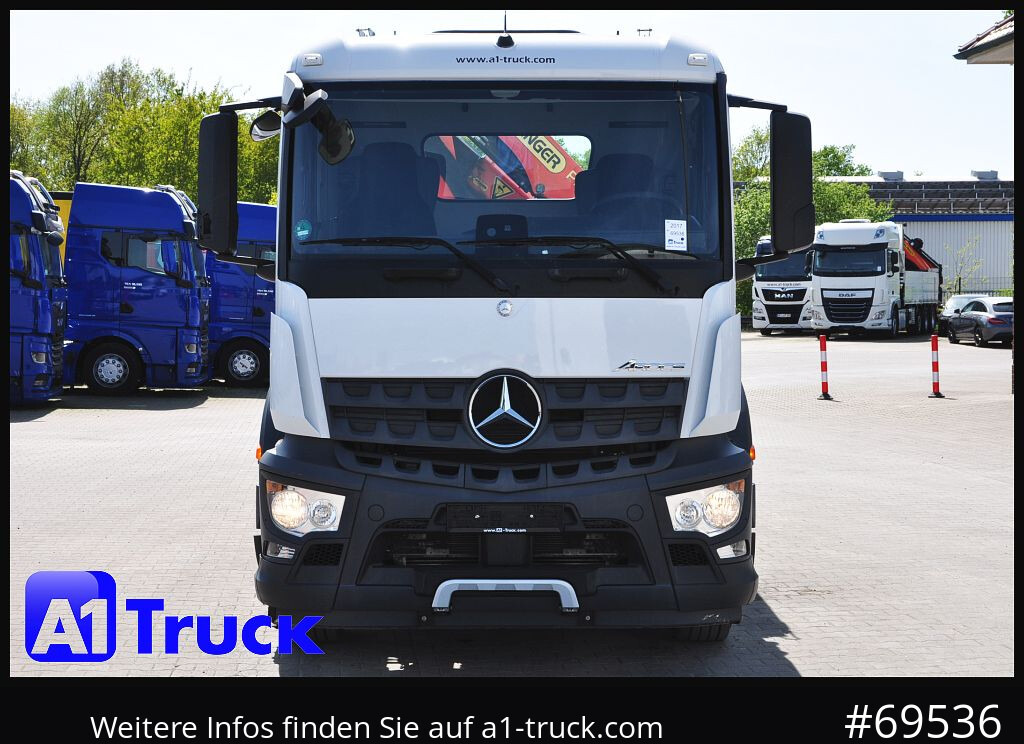 Camion grue MERCEDES-BENZ Arocs 1830, Kipper + Kran,Palfinger, Funk,