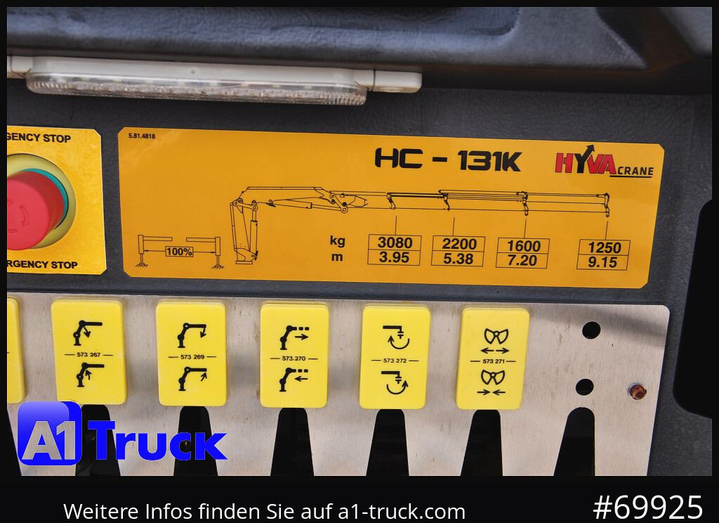 Camion grue MERCEDES-BENZ Arocs 1840, Kipper + Kran,Funk Navi, KRAN faltbar