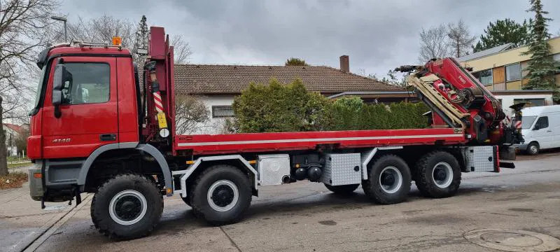 Camion grue Mercedes-Benz AK 8X8 FASSI 660 EINZELBER SEILWINDE